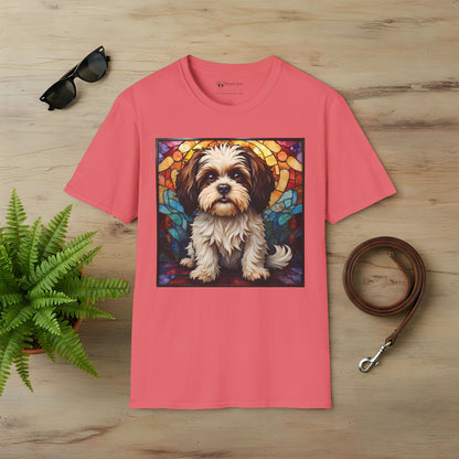 Stained Glass Shih Tzu T-Shirt