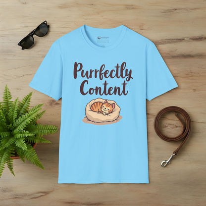 Purrfectly Content T-Shirt