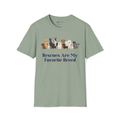 Rescues Are My Favorite Breed T-Shirt
