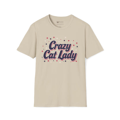 Sparkly Crazy Cat Lady T-Shirt