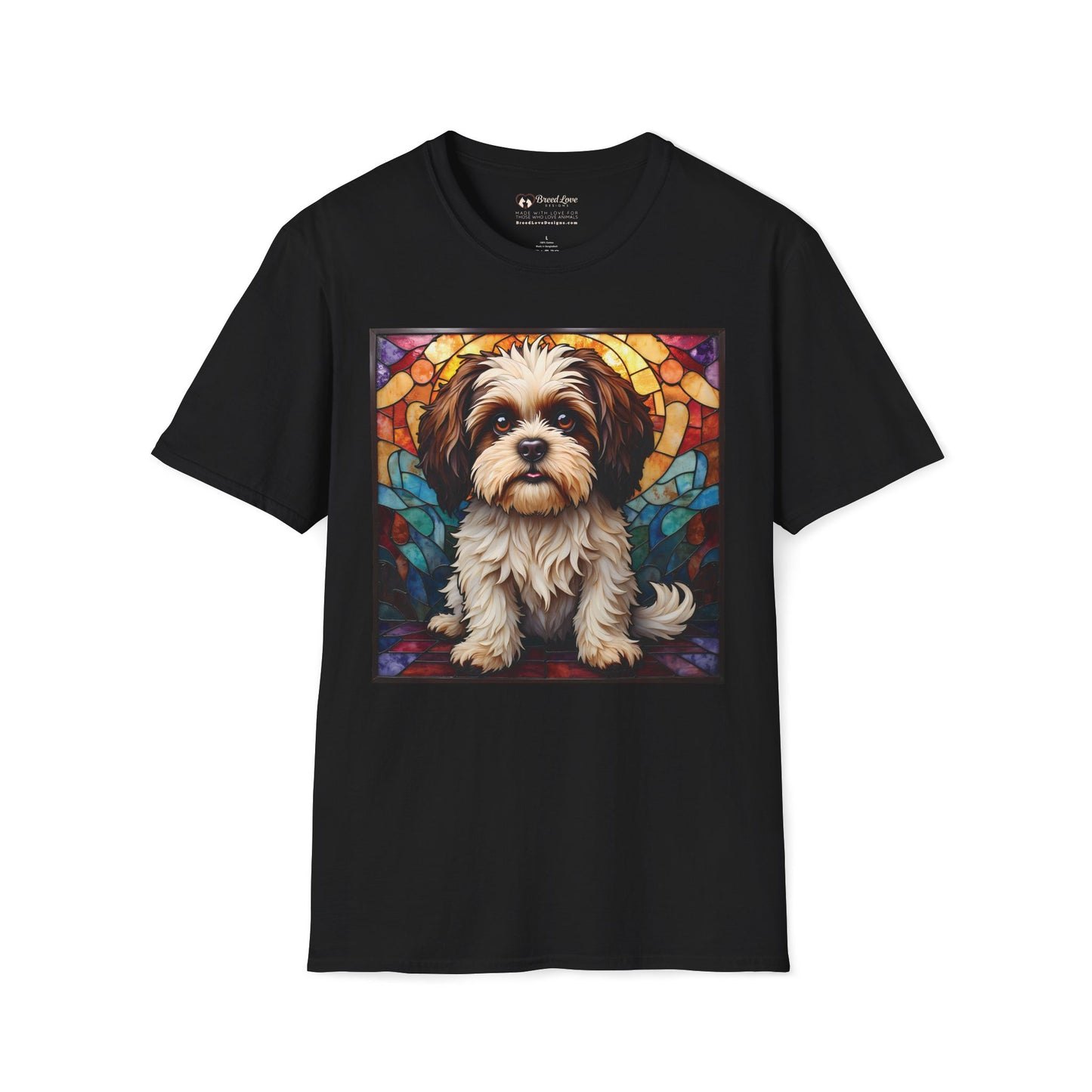 Stained Glass Shih Tzu T-Shirt