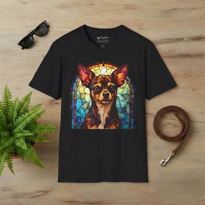 Stained Glass Chihuahua T-Shirt