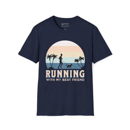 Running With My Best Friend - Male T-Shirt