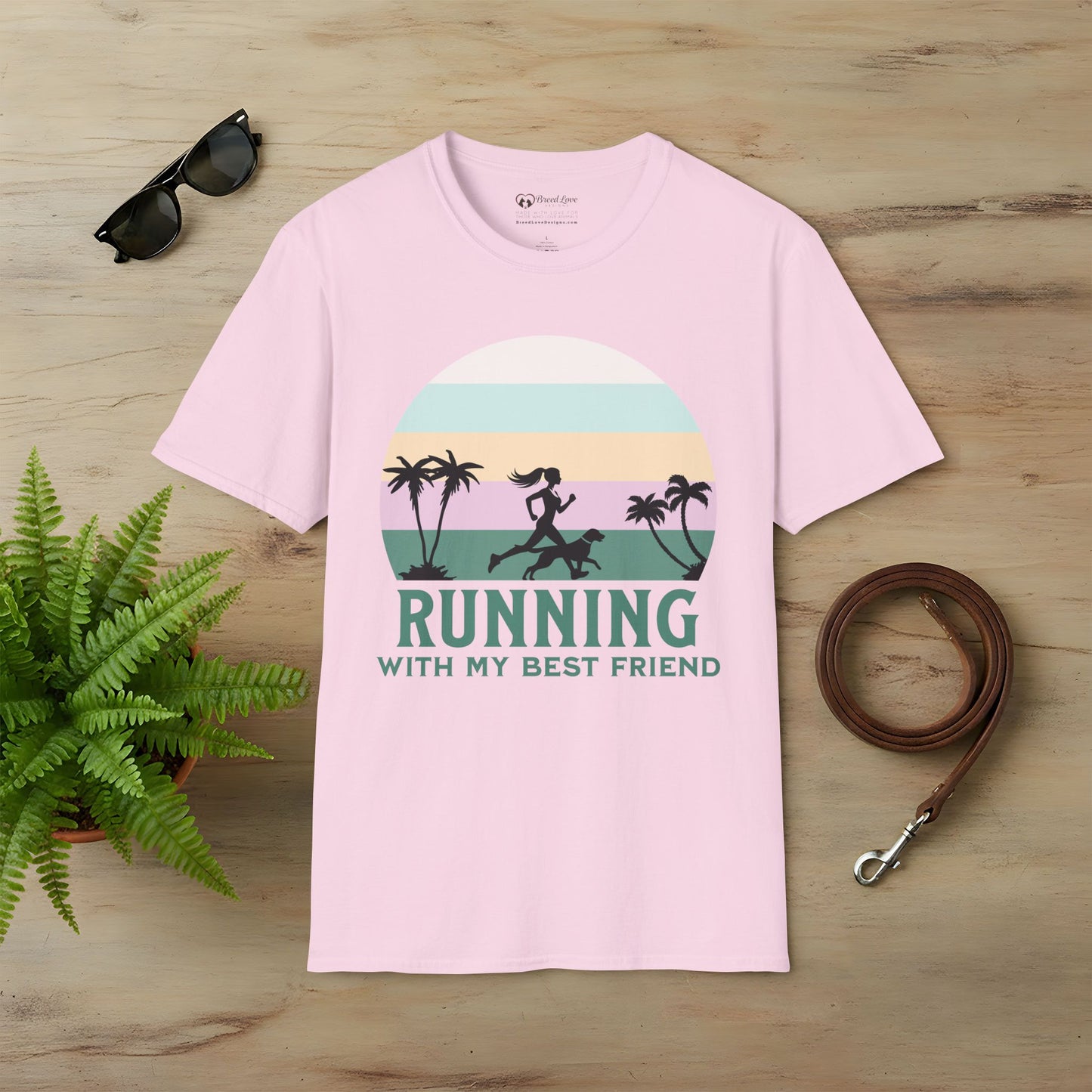 Running With My Best Friend - Female T-Shirt