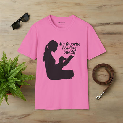 My Favorite Reading Buddy Dog T-Shirt