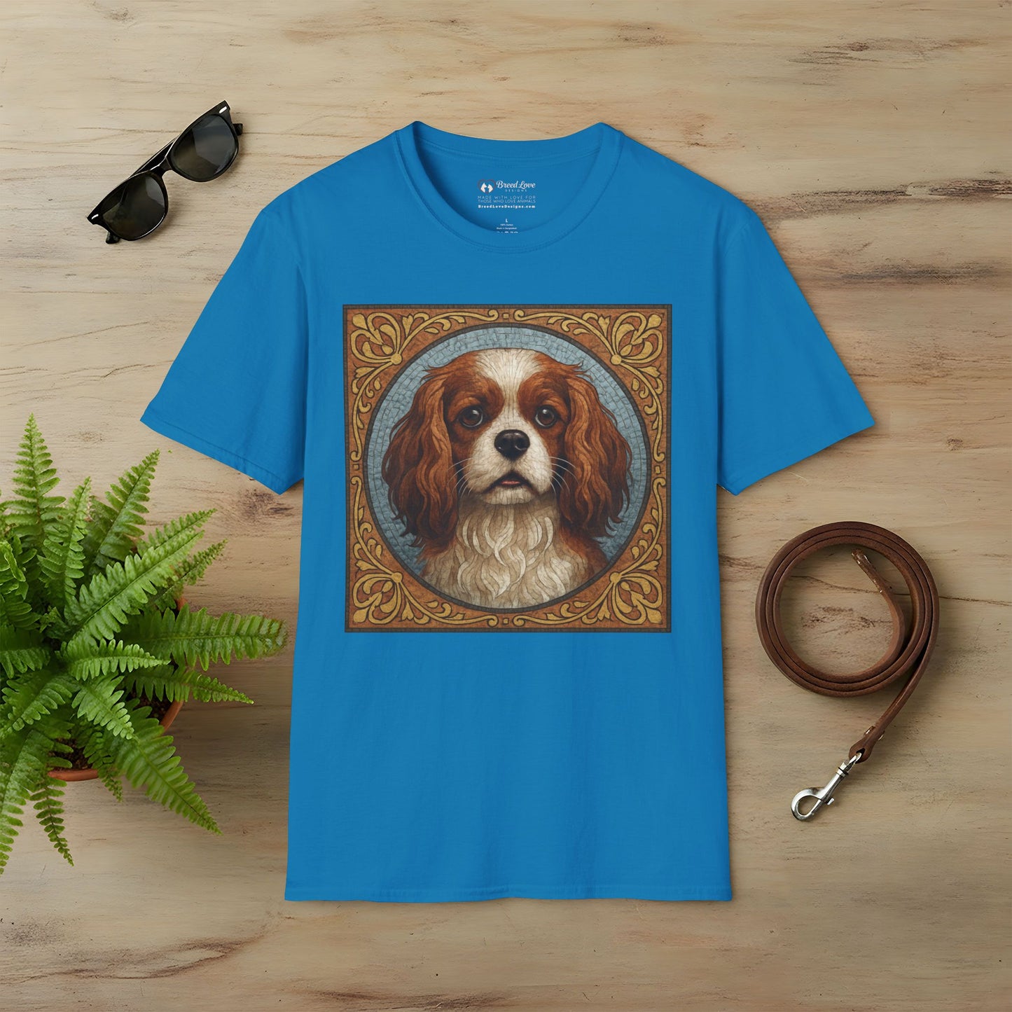 Cavalier King Charles Spaniel Mosaic T-Shirt