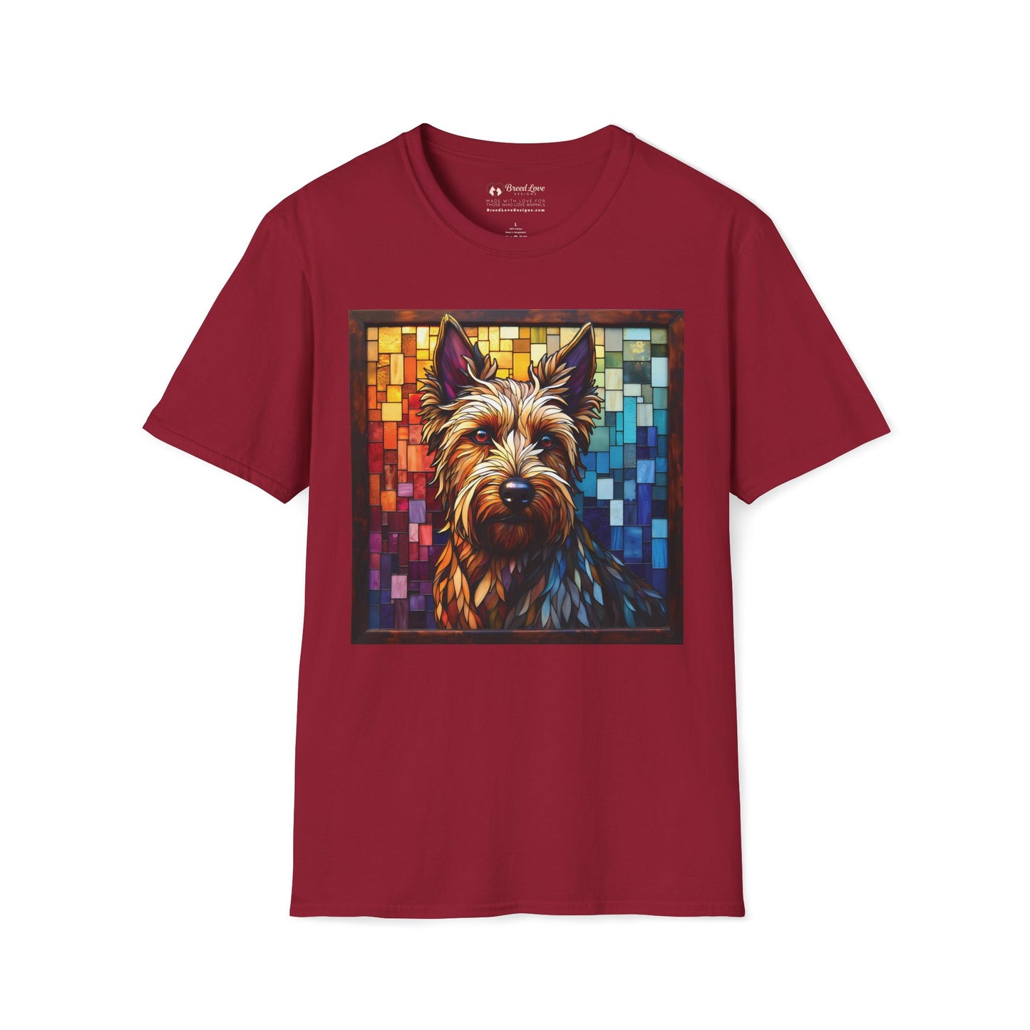 Stained Glass Terrier T-Shirt