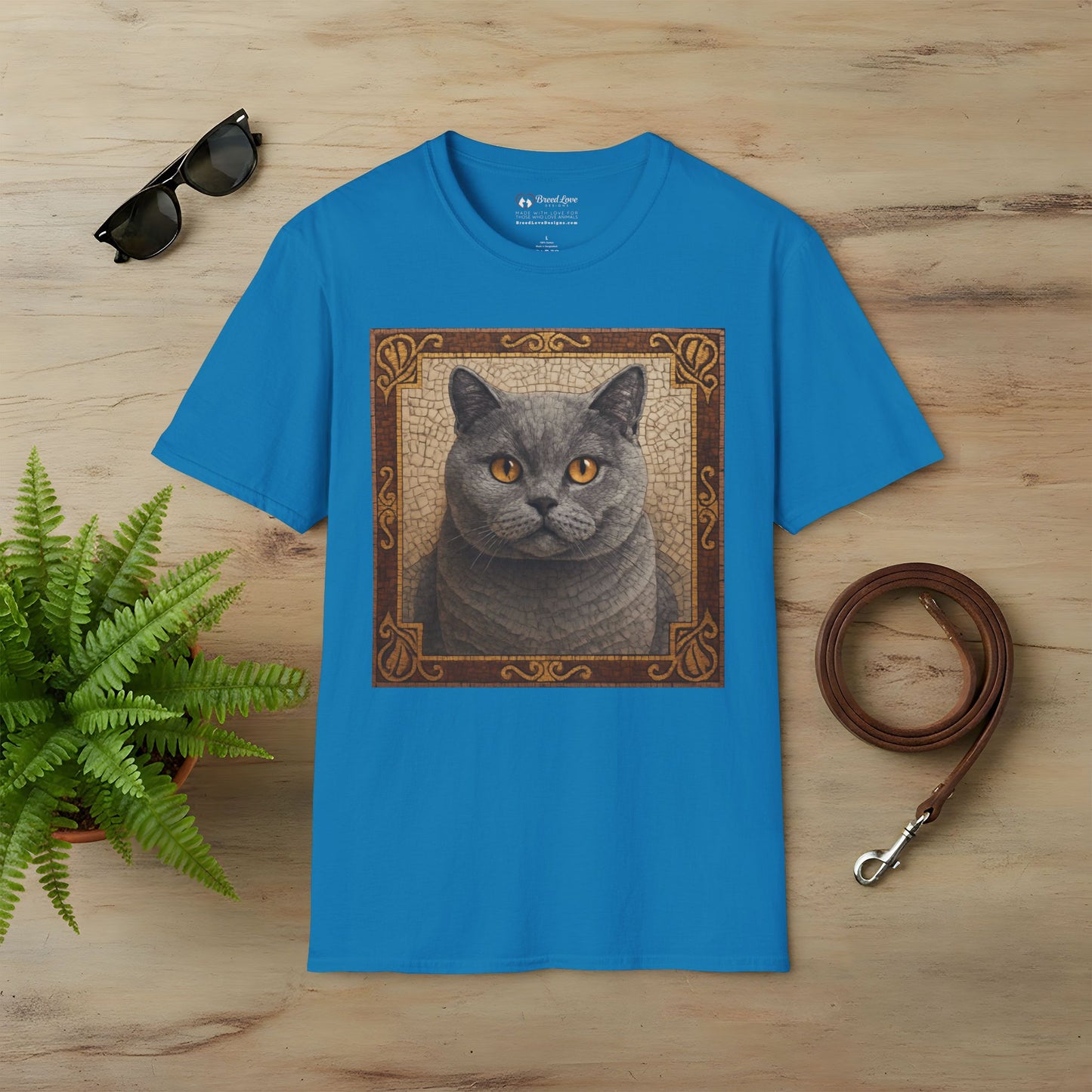 British Shorthair Mosaic T-Shirt