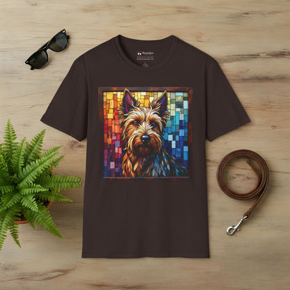 Stained Glass Terrier T-Shirt