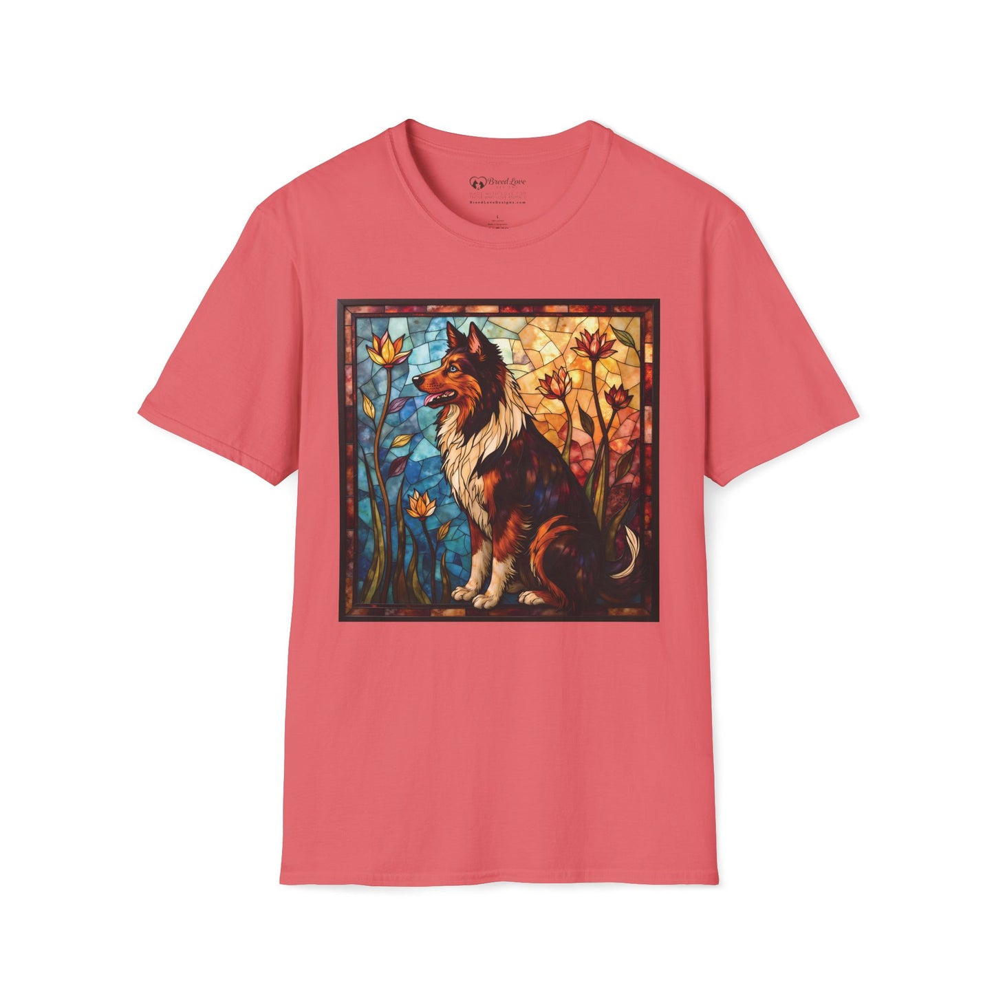 Stained Glass Collie T-Shirt