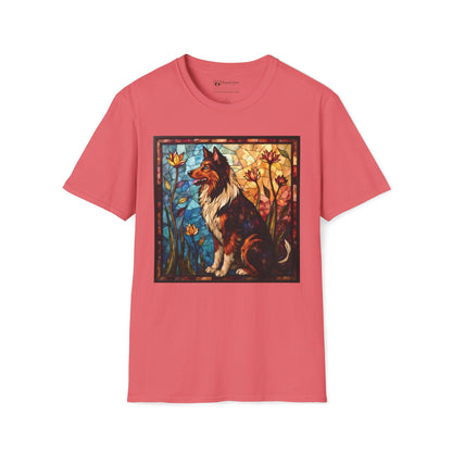 Stained Glass Collie T-Shirt
