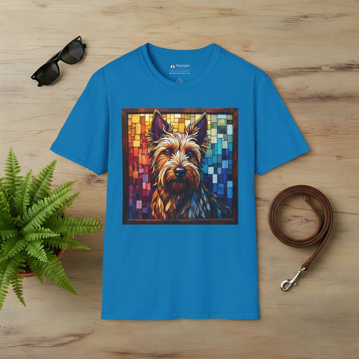 Stained Glass Terrier T-Shirt