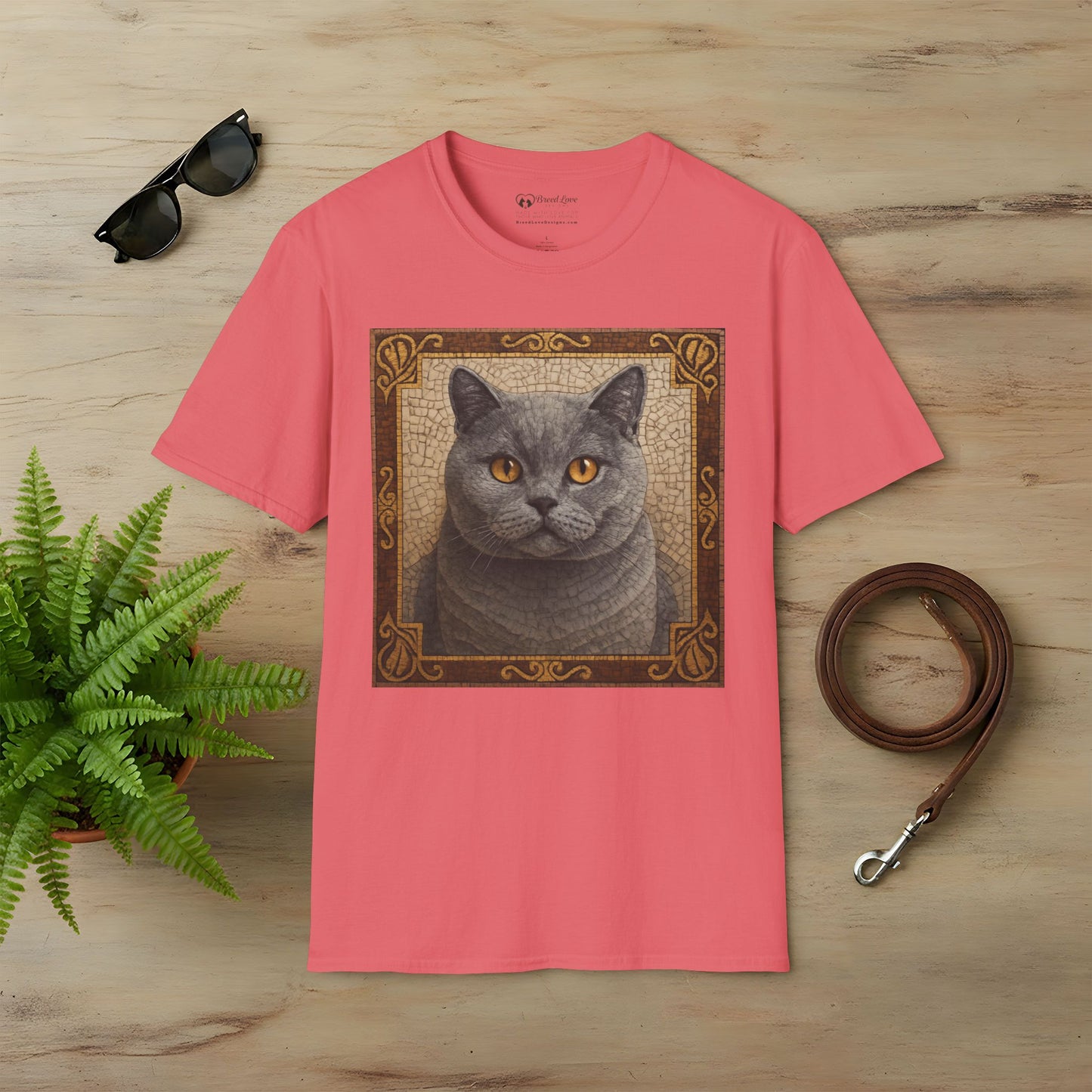 British Shorthair Mosaic T-Shirt