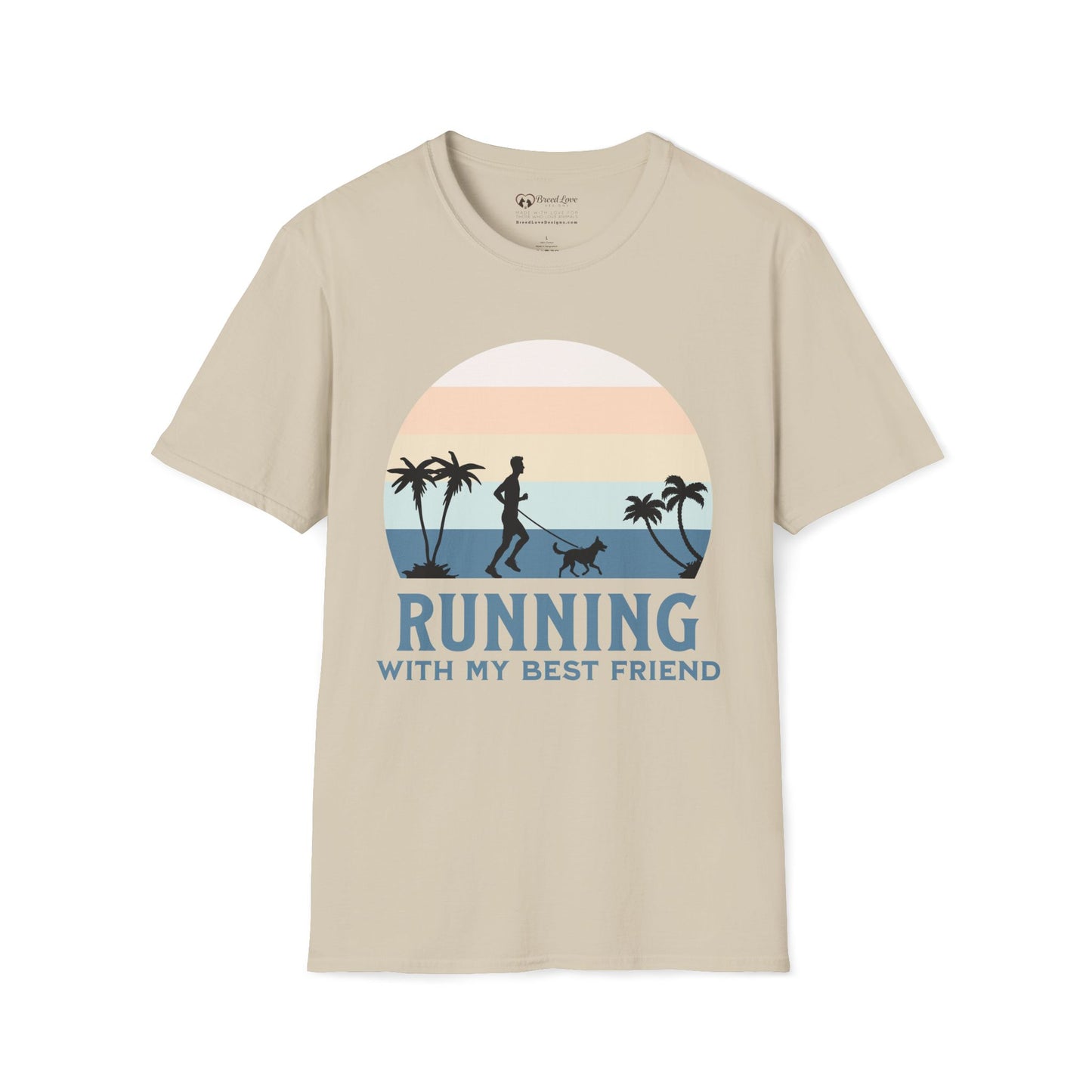Running With My Best Friend - Male T-Shirt