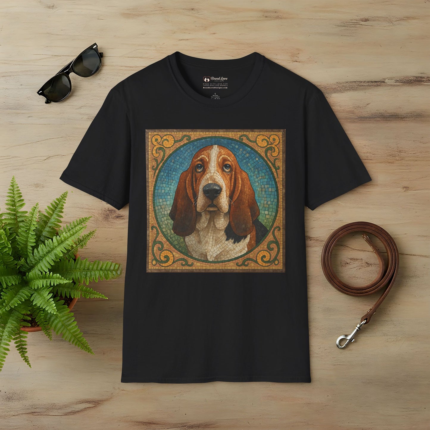 Basset Hound Mosaic T-Shirt