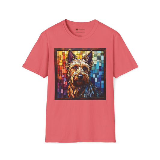 Stained Glass Terrier T-Shirt