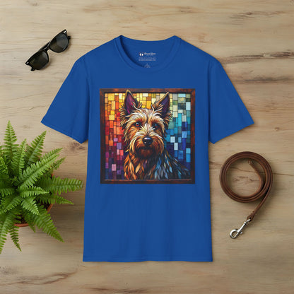 Stained Glass Terrier T-Shirt