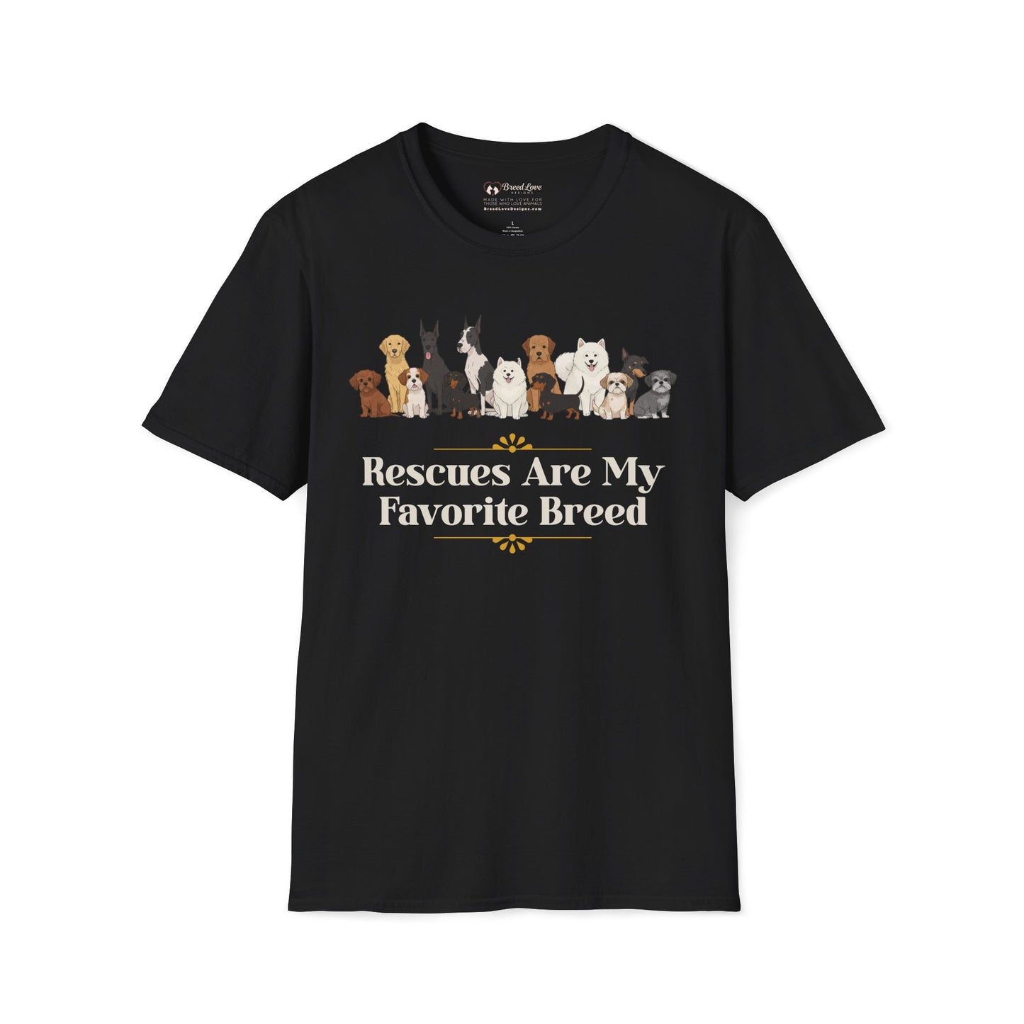 Rescues Are My Favorite Breed T-Shirt