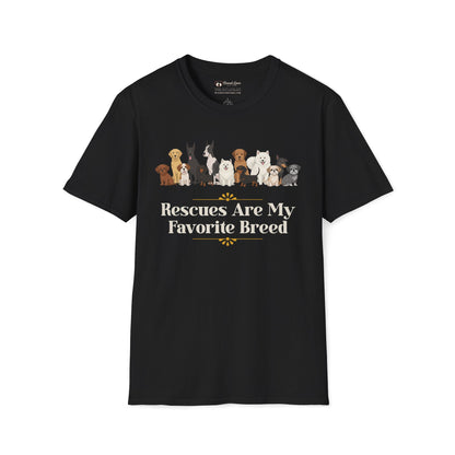 Rescues Are My Favorite Breed T-Shirt