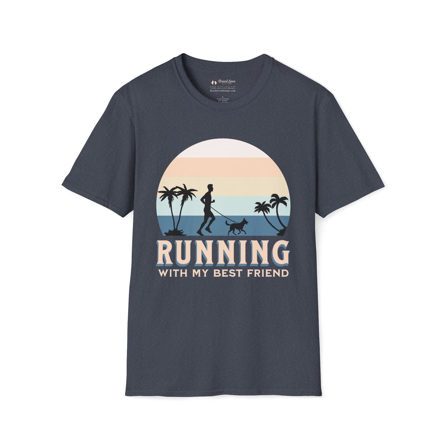 Running With My Best Friend - Male T-Shirt