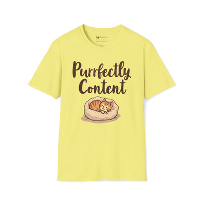 Purrfectly Content T-Shirt