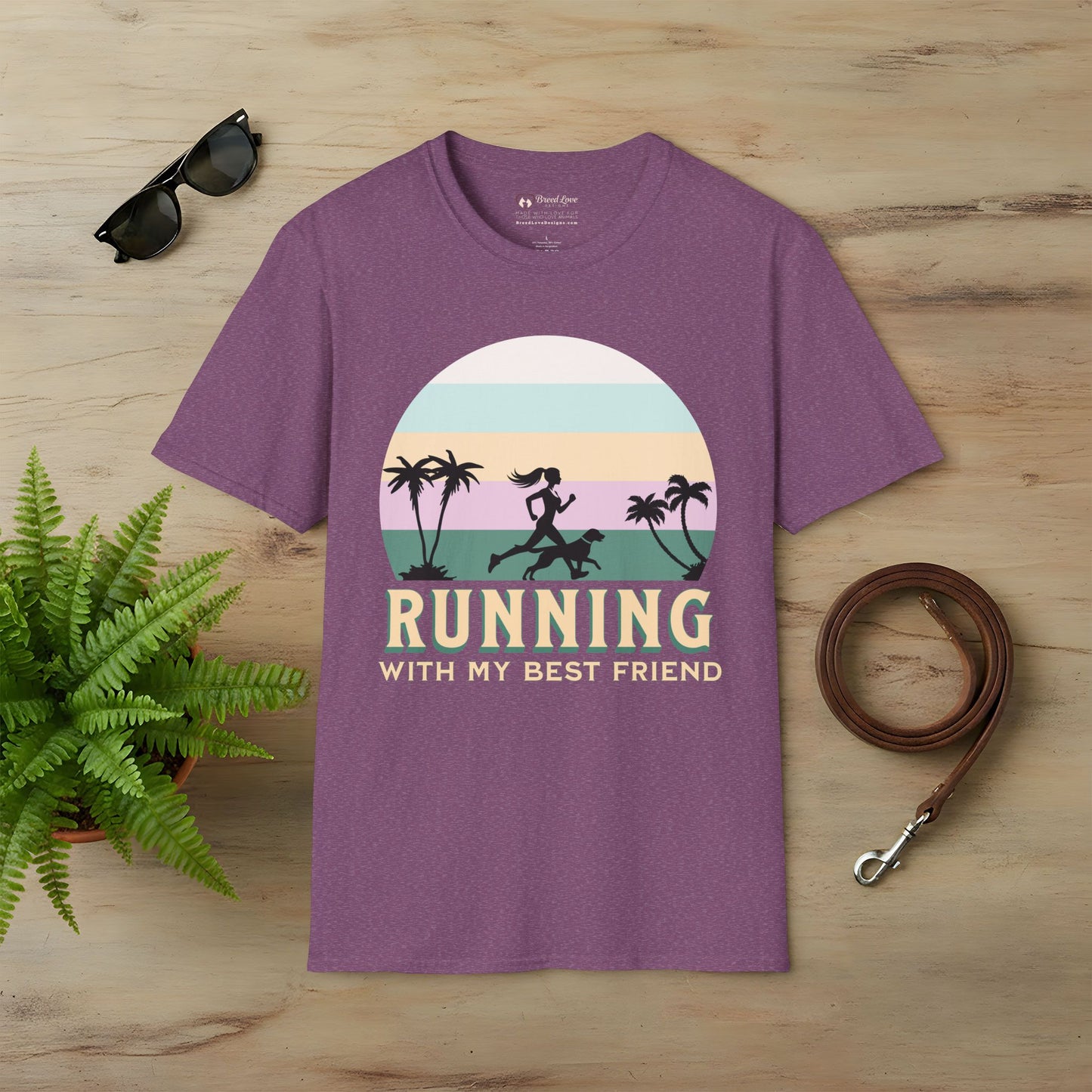 Running With My Best Friend - Female T-Shirt