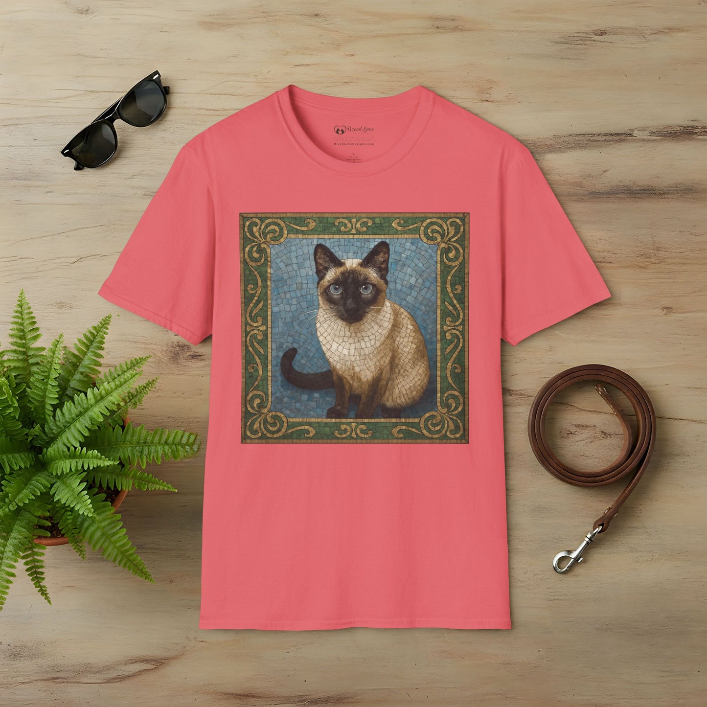 Siamese Cat Mosaic T-Shirt