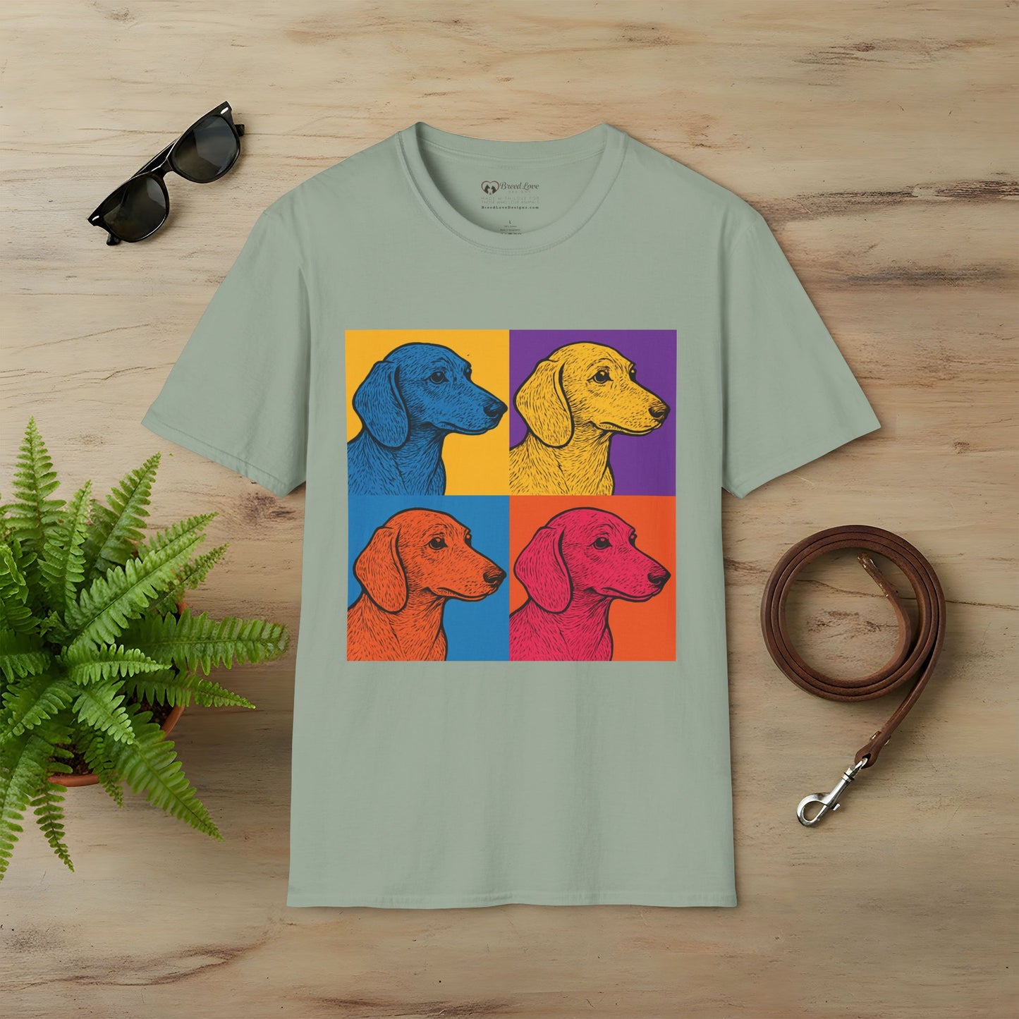 Dachshund Pop Art T-Shirt