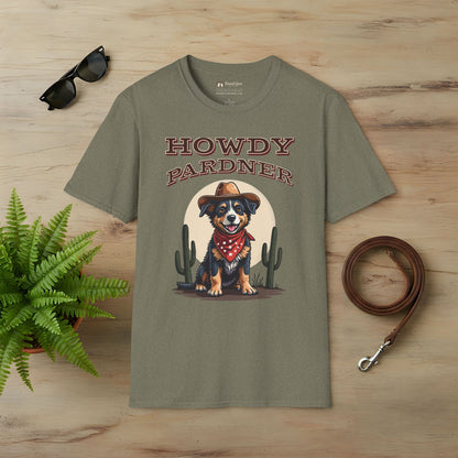 Howdy Pardner Border Collie T-Shirt