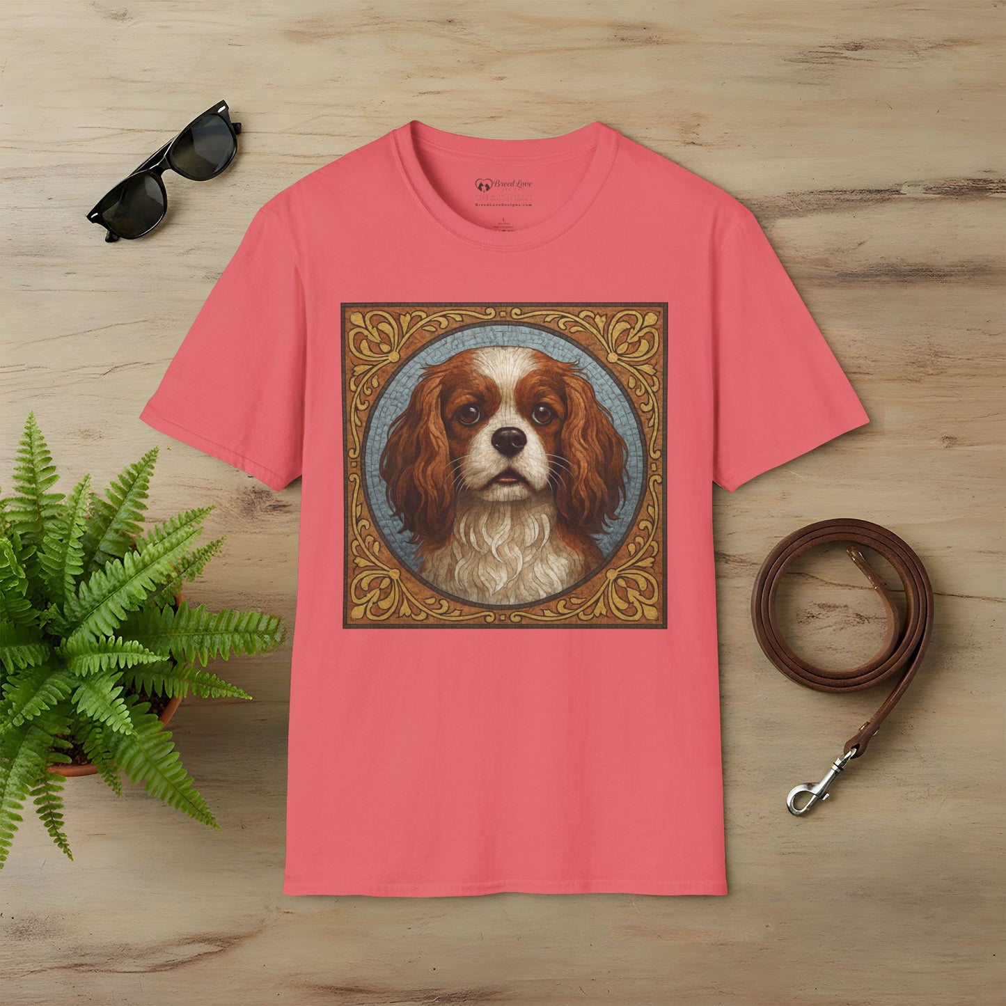 Cavalier King Charles Spaniel Mosaic T-Shirt
