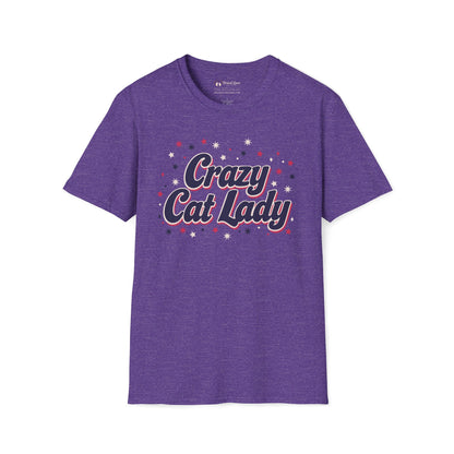 Sparkly Crazy Cat Lady T-Shirt