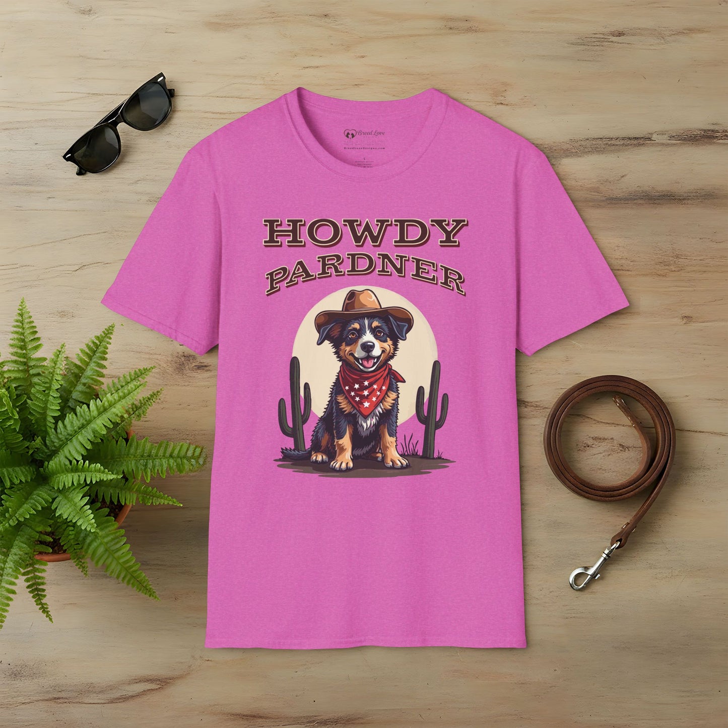 Howdy Pardner Border Collie T-Shirt