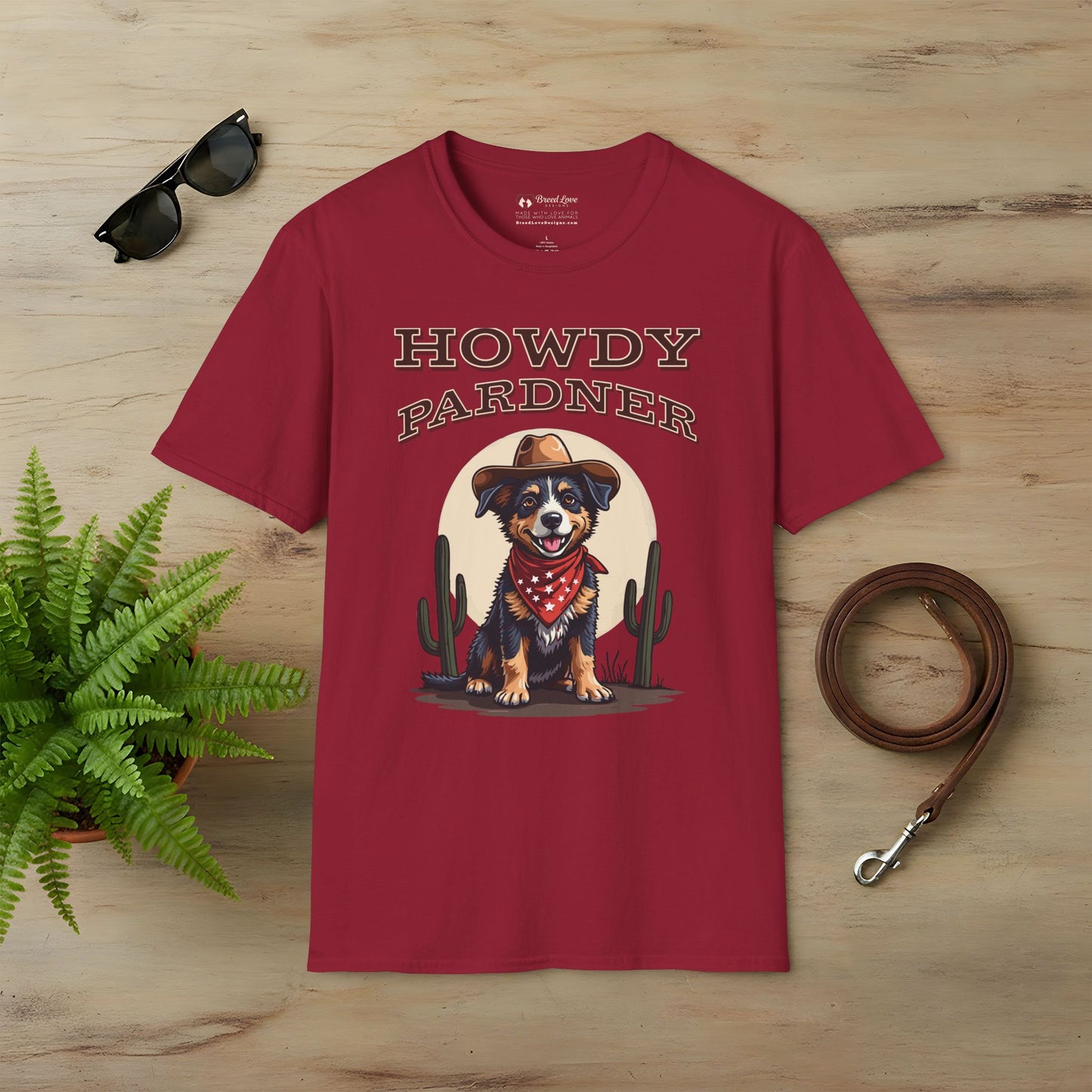 Howdy Pardner Border Collie T-Shirt
