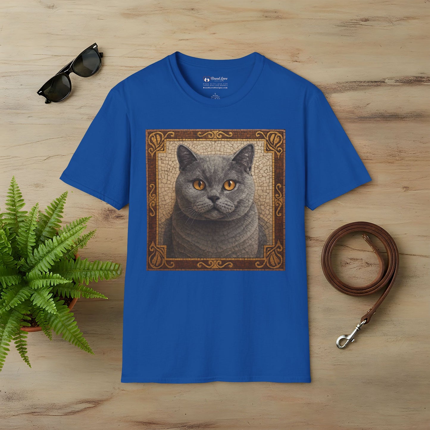 British Shorthair Mosaic T-Shirt