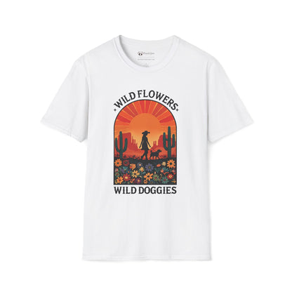 Wild Flowers Wild Doggies T-Shirt
